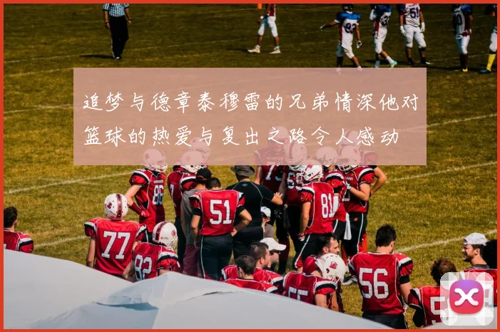 追梦与德章泰穆雷的兄弟情深他对篮球的热爱与复出之路令人感动